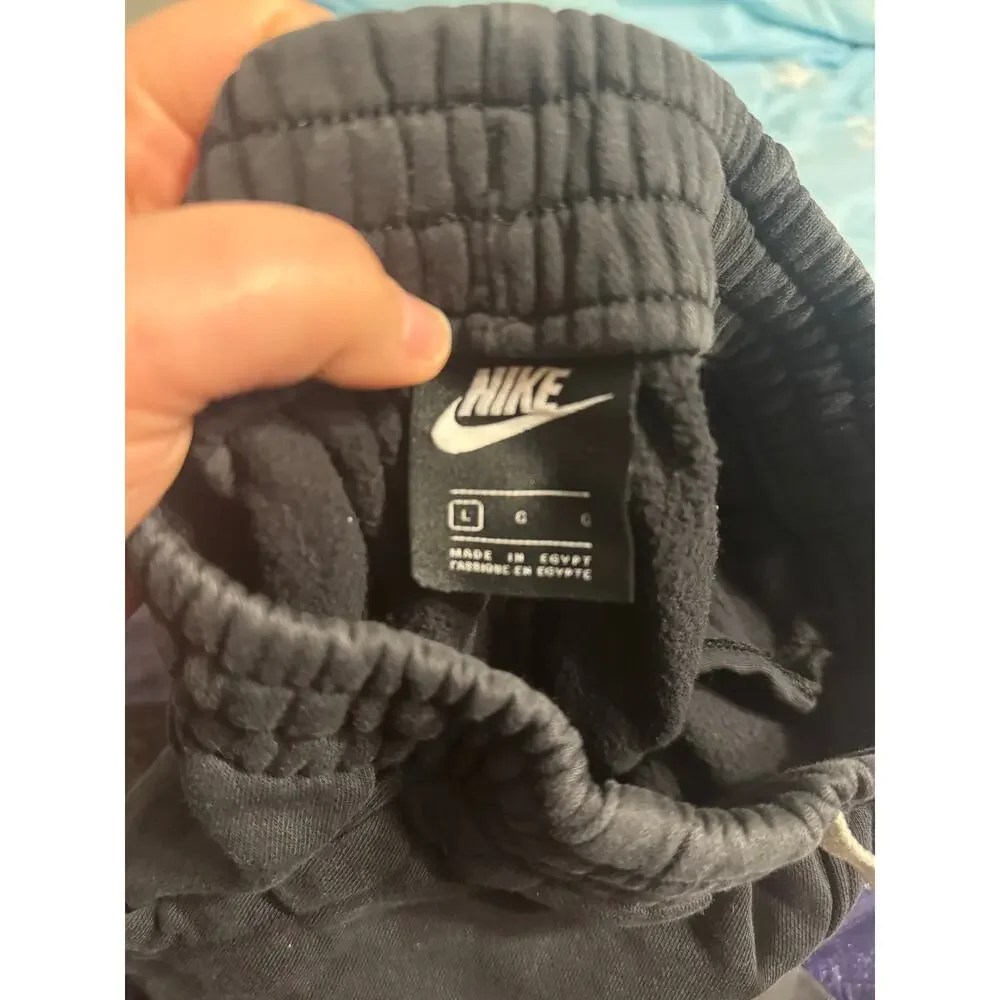 Nike Rayguns Black Athletic Jogger Sweatpants Kids Sz: Large